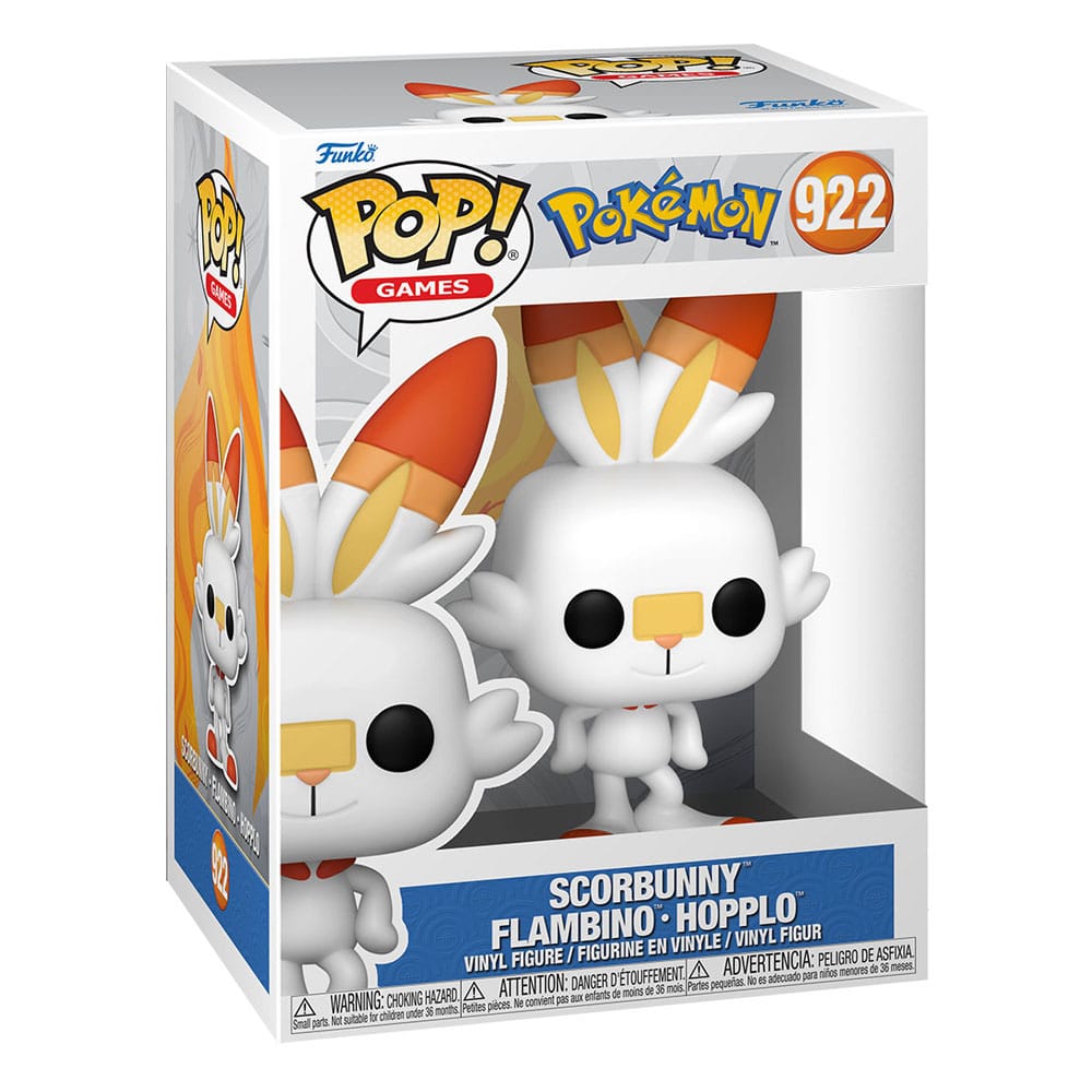POKÉMON POP! GAMES VINYL FIGURA SCORBUNNY EMEA