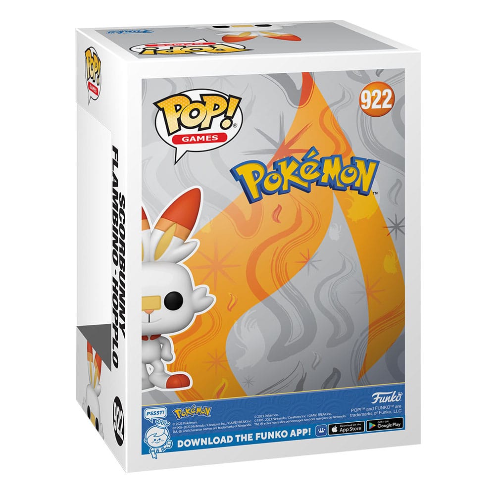 POKÉMON POP! GAMES VINYL FIGURA SCORBUNNY EMEA