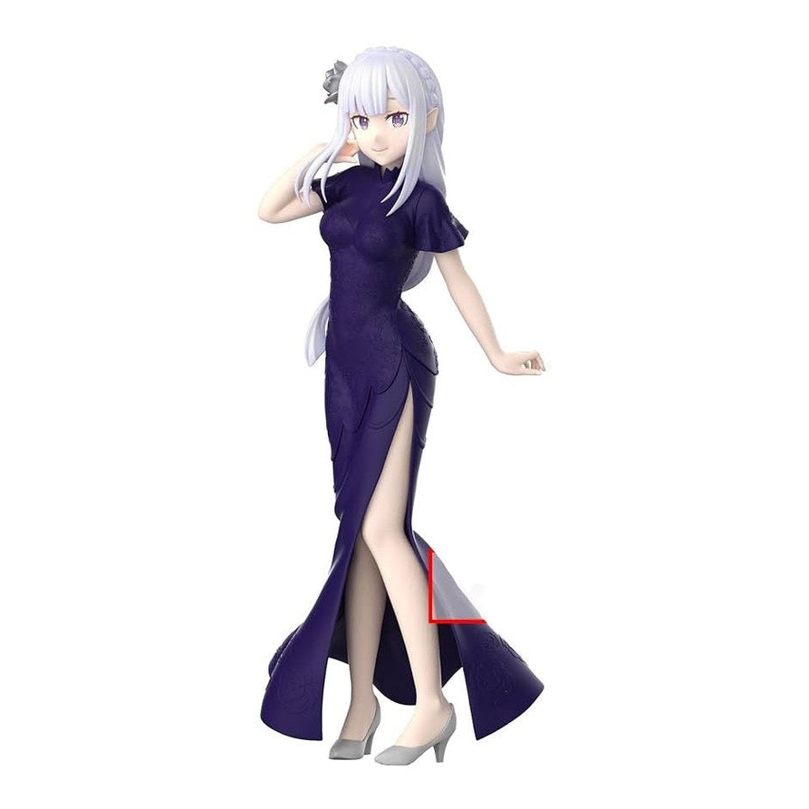 RE:ZERO EMILIA GLITTER & GLAMOURS COMO NUEVA