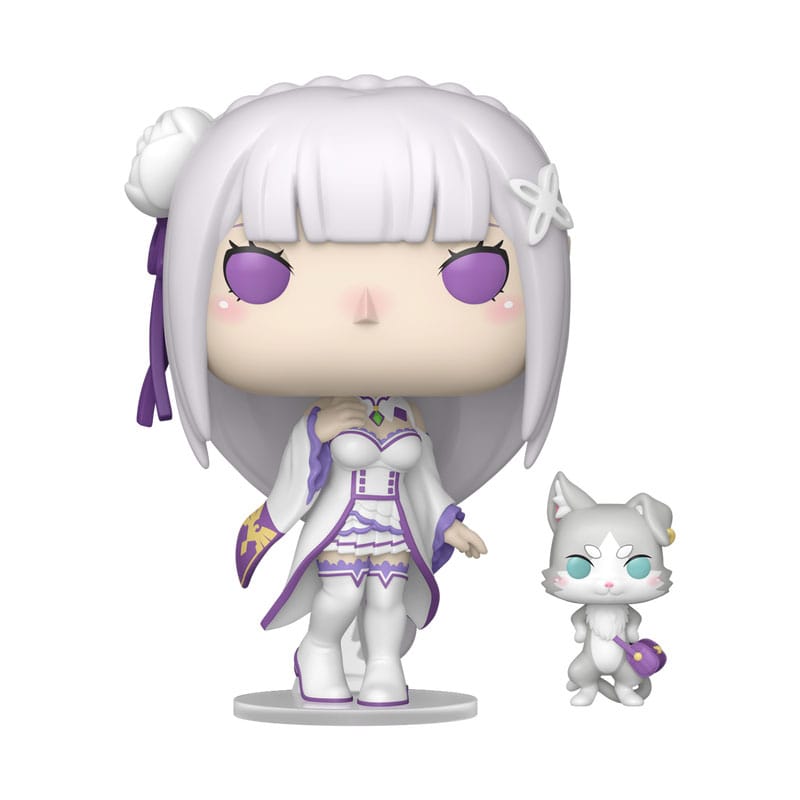 RE:ZERO POP! &BUDDY ANIMATION VINYL FIGURE EMILIA & PUCK