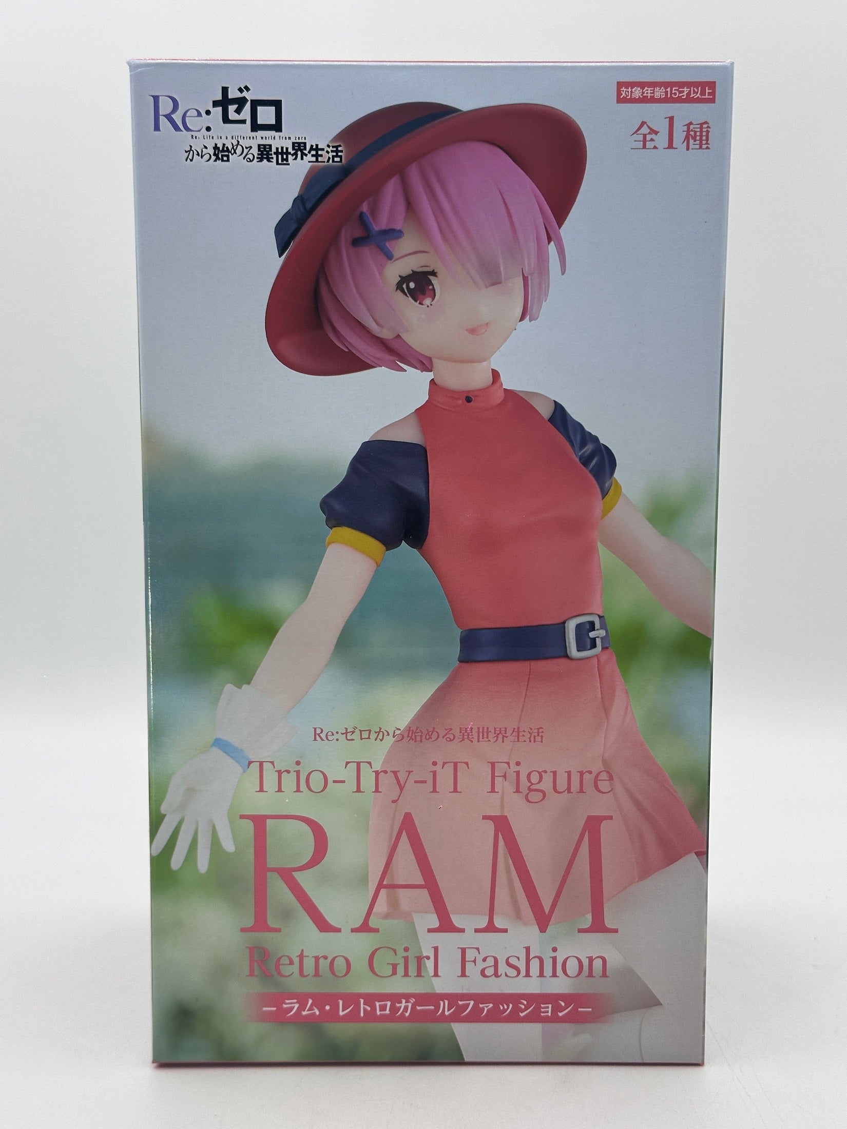 RE: ZERO STARTING LIFE IN ANOTHER WORLD TRIO-TRY-IT FIGURE RAM RETRO GIRL FASHION MUY BUEN ESTADO