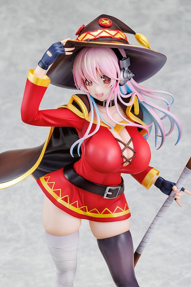 SUPER SONICO X KONOSUBA ESTATUA PVC 1/7 SUPER SONICO MEGUMIN COLLABORATION VER.