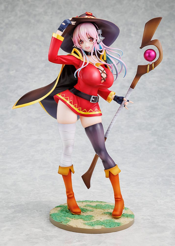 SUPER SONICO X KONOSUBA ESTATUA PVC 1/7 SUPER SONICO MEGUMIN COLLABORATION VER.