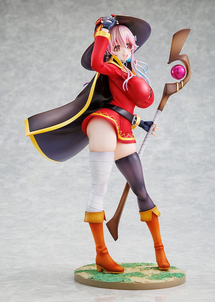 SUPER SONICO X KONOSUBA ESTATUA PVC 1/7 SUPER SONICO MEGUMIN COLLABORATION VER.