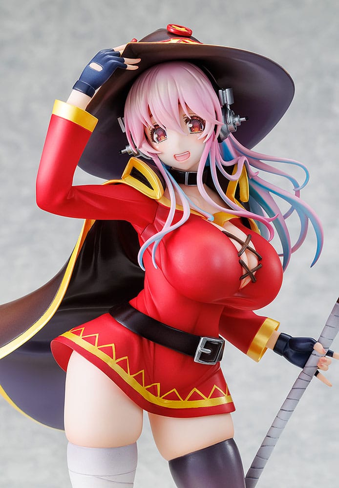 SUPER SONICO X KONOSUBA ESTATUA PVC 1/7 SUPER SONICO MEGUMIN COLLABORATION VER.