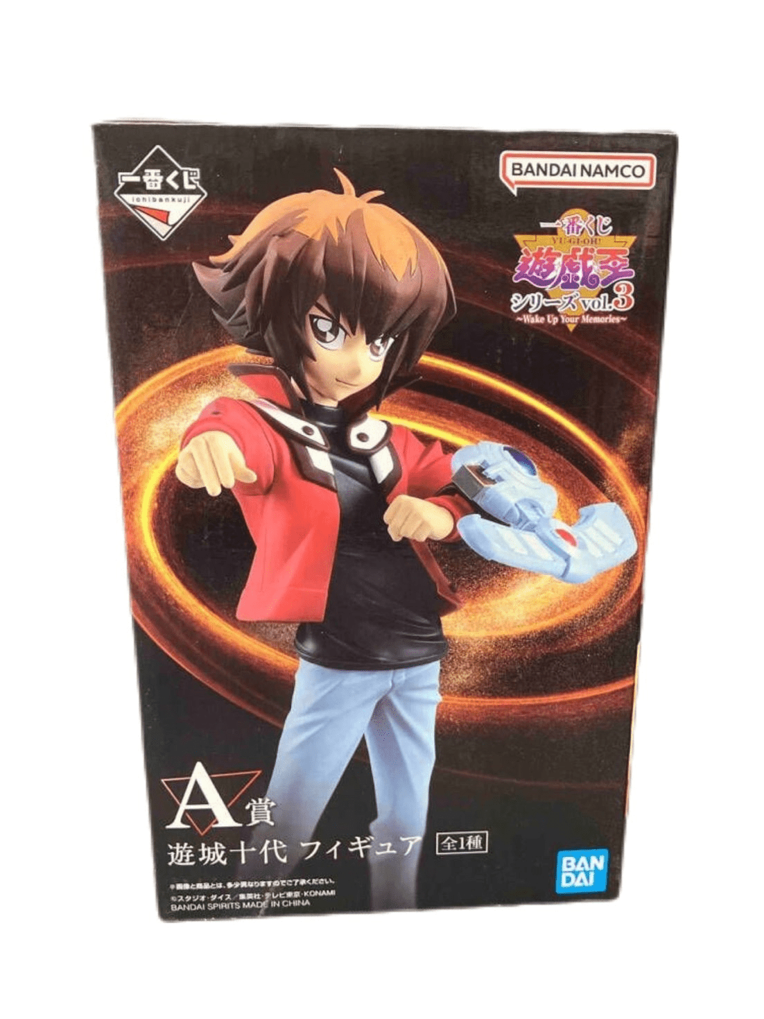 YU-GI-OH! SERIES VOL.3 WAKE UP YOUR MEMORIES ICHIBAN KUJI PRICE A JADEN YUKI PRECINTADA PREVENTA 3-4 sem.